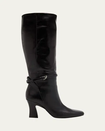 NODALETO NODSTALGIA SCARLETT LEATHER KNEE-HIGH BOOTS