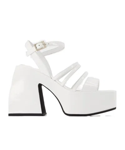 NODALETO NODALETO BULLA CHIBI SQUARE-TOE PLATFORM SANDALS