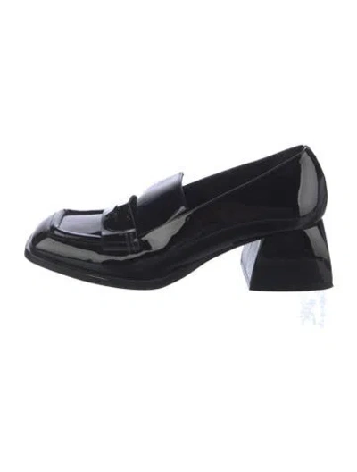 Pre-owned Nodaleto Patent Leather Loafers In Black