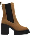 Nodaleto Platform Heel Boot In Brown