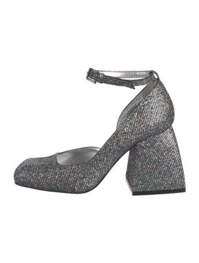Pre-owned Nodaleto Sequins Patterned Pumps