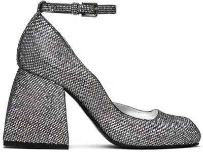 Nodaleto Silver Bulla Pia Heels In Glitterball