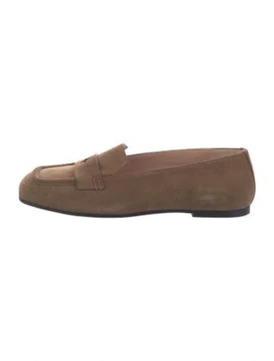 Pre-owned Nodaleto Suede Loafers In Brown