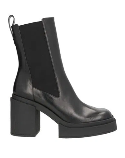 Nodaleto Woman Ankle Boots Black Size 8 Calfskin