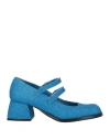 Nodaleto Woman Pumps Azure Size 8 Textile Fibers In Blue