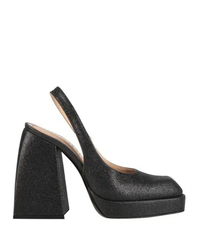 Nodaleto Woman Pumps Black Size 8 Leather