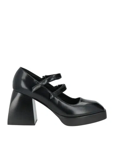 Nodaleto Woman Pumps Black Size 8.5 Leather