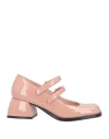 Nodaleto Antiqued Pink Leather Bulla Bacara Pumps In Pink