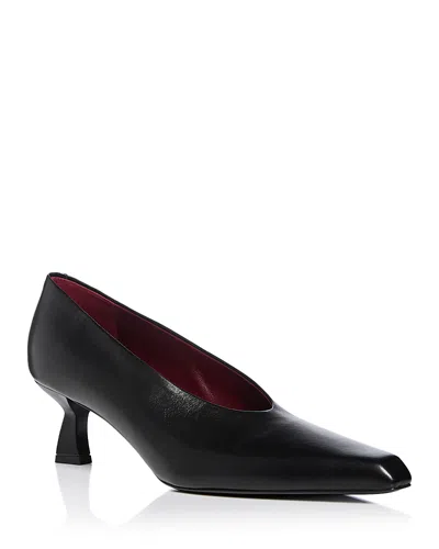 Nodaleto Women's Dona Leather Kitten Heel Pumps In Black