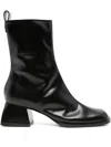 Nodaleto Zip-detail Boots In Black