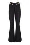 No'design Women's Empress Flared Black Pants In Black