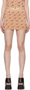 Nodress Khaki Hidden Weapon Miniskirt In Khaki