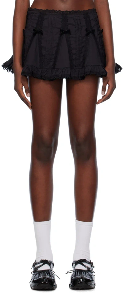 Nodress Ssense Exclusive Black Miniskirt