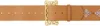Nodress Tan Rhinestone Rivet Belt In Ginger