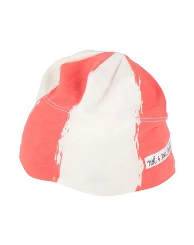 Noe & Zoe Berlin Babies' Noè & Zoë Berlin Newborn Girl Hat Ivory Size 0 Organic Cotton, Elastane In White