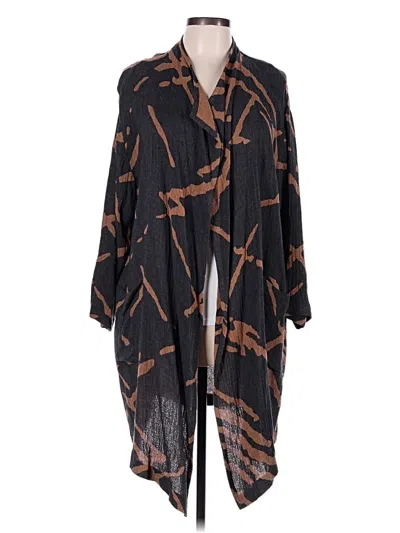 Pre-owned Noen Kimono In Gray