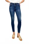 Noend Betsy Mid Rise Skinny Jean In Concord In Blue