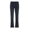 Noend Denim Black Carla Mid Rise Ankle Mini Boot Jeans In Oklahoma In Black