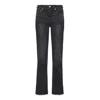 Noend Denim Black Farrah Utility Pocket Kick Flare Jeans In Dusky In Black
