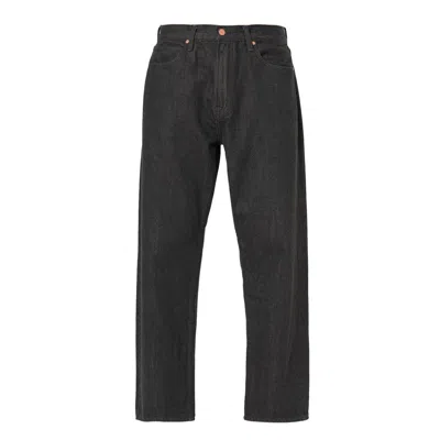 Noend Denim Black Noend Men's Straight Selvedge Jeans In Death Valley