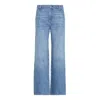 Noend Denim Blue Alice Wide Leg In Blue