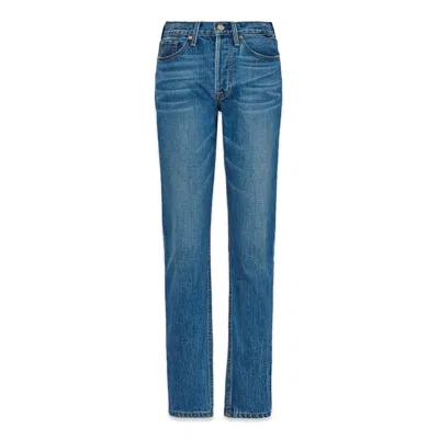 Noend Denim Blue Augusta High Rise Skinny In Rebel