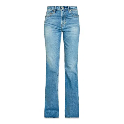 Noend Denim Celine High Rise Bootcut In Gretna In Blue