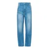 Noend Denim Blue Comfort Crop Jeans In Pittsburgh In Blue