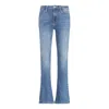 Noend Denim Blue Cora Mid Rise Skinny Boot Jeans In Auburn In Blue
