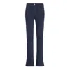 Noend Denim Blue Cora Mid Rise Skinny Boot Jeans In Baikal In Blue