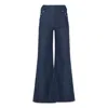 Noend Denim Blue Dina High Waisted Wide In Maine