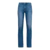 Noend Denim Blue Eve Slim Straight Crop Jeans In Cripple Creek In Blue