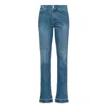 Noend Denim Blue Eve Slim Straight Jeans In Columbia In Blue