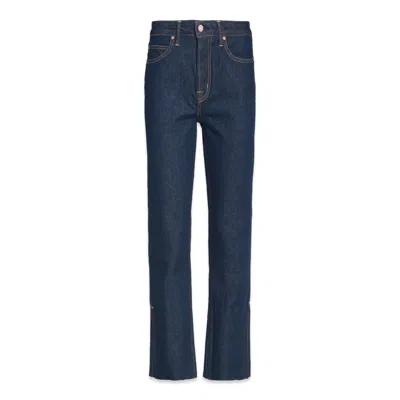 Noend Denim Blue Farrah Cropped Flare In Vejo