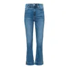 Noend Denim Blue Farrah Kick Flare Jeans In Bella In Blue