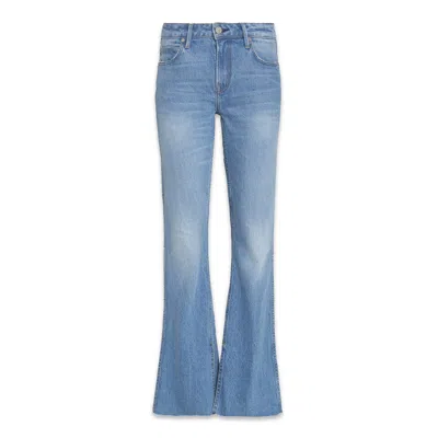 Noend Denim Blue Grace Mid Rise Flare