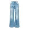 Noend Denim Hailey Wide Culotte Jeans In Blue