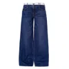 Noend Denim Heather Double Waist Baggy In Blue