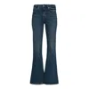 Noend Denim Blue Jenith Curves Cascade Flare In Mosswood In Blue