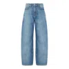 Noend Denim Blue Kallie Relaxed Curve In Baltimore In Blue