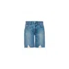Noend Denim Blue Muse Denim Shorts In Coast In Blue