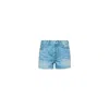 Noend Denim Blue Muse Denim Shorts In Ohio In Blue
