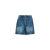 Noend Denim Mya Fashion Shorts In Clearwater In Blue