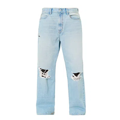 Noend Denim Blue Noend Men's Slouch Loose Jeans In Sunset