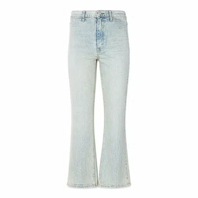 Noend Denim Blue Queen High Rise Wide Leg Jeans In Cookeville