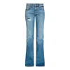 Noend Denim Stella Low Rise Loose Denim In Little Rock In Blue