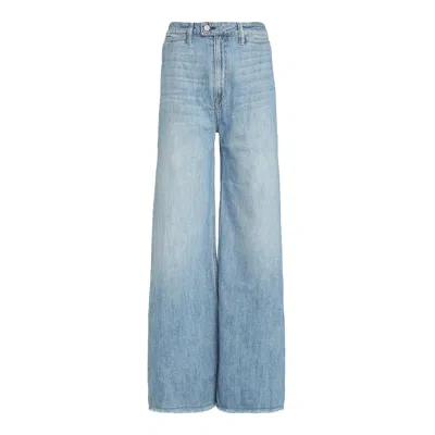 Noend Denim Blue Sophia Super High Rise Welt Pocket Jeans In Dover