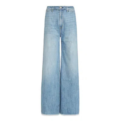 Noend Denim Blue Sophia Super High Rise Wide Leg