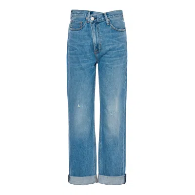 Noend Denim Blue Uma Tapered Loose In Nile