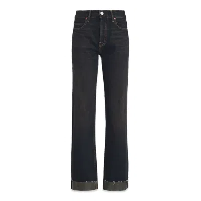 Noend Denim Brown Sienna Straight Selvedge Jeans In Baren Ridge